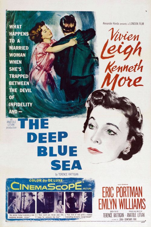 The Deep Blue Sea (1955) poster