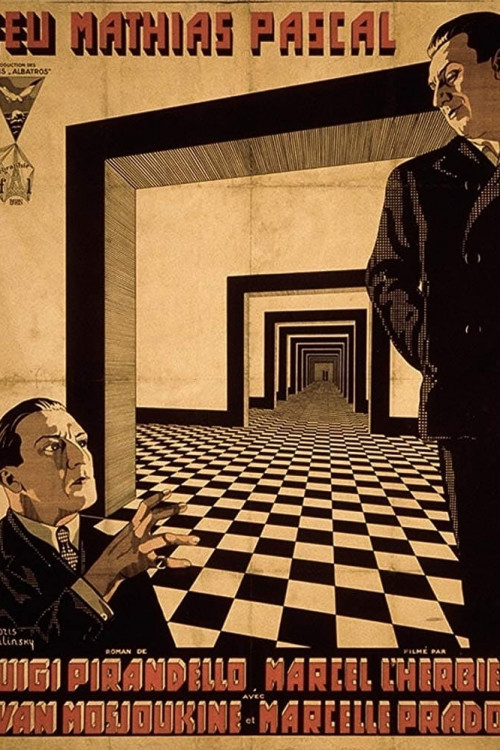 Feu Mathias Pascal (1925) poster