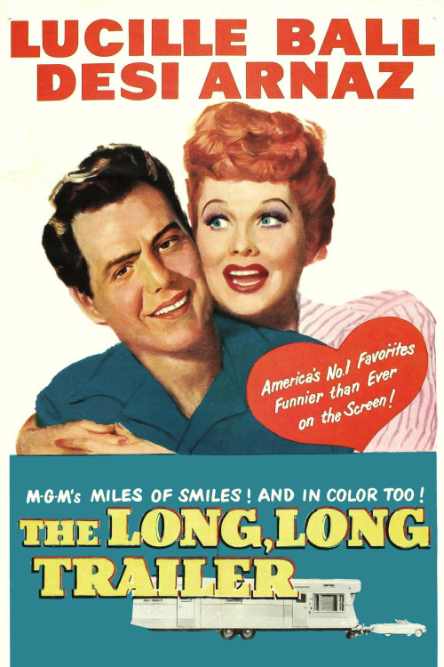 The Long, Long Trailer (1954) poster