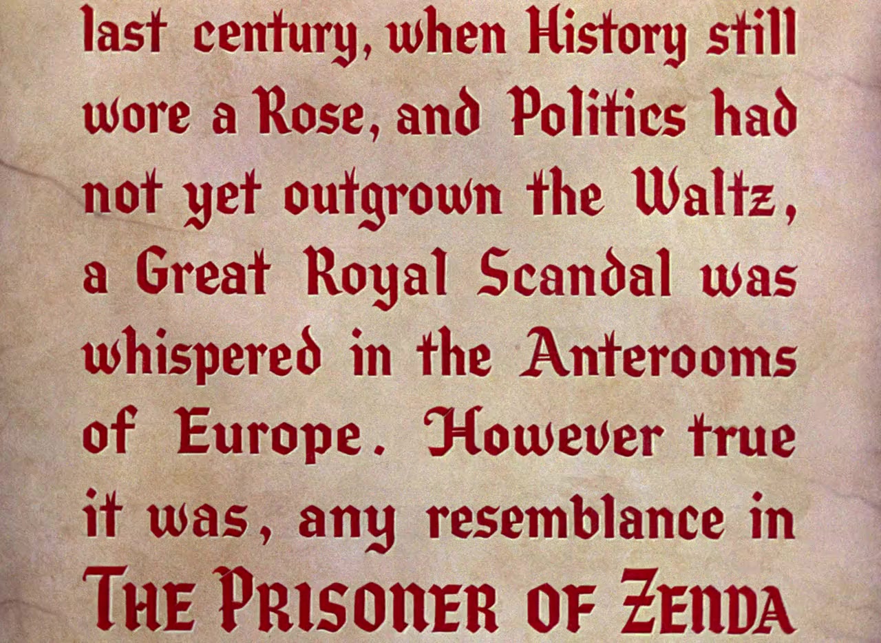 The Prisoner of Zenda screenshot 1
