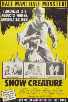 The Snow Creature (1954) poster
