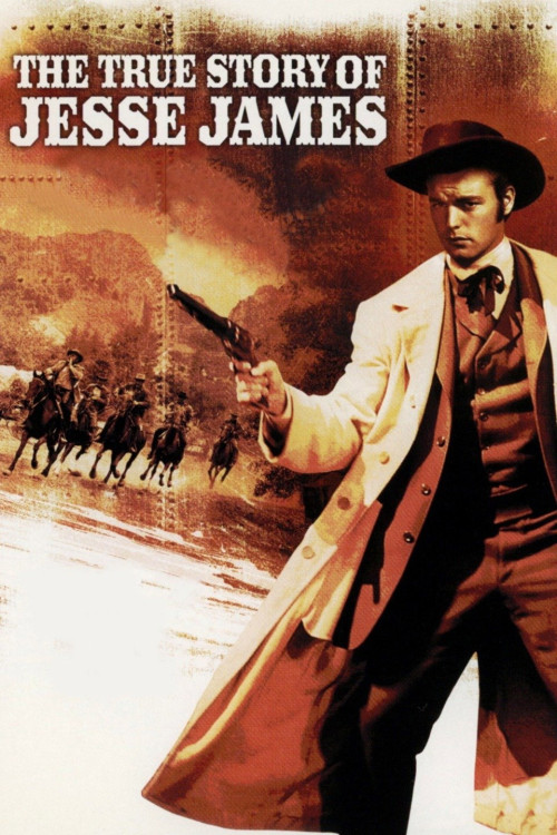 The True Story of Jesse James (1957) poster