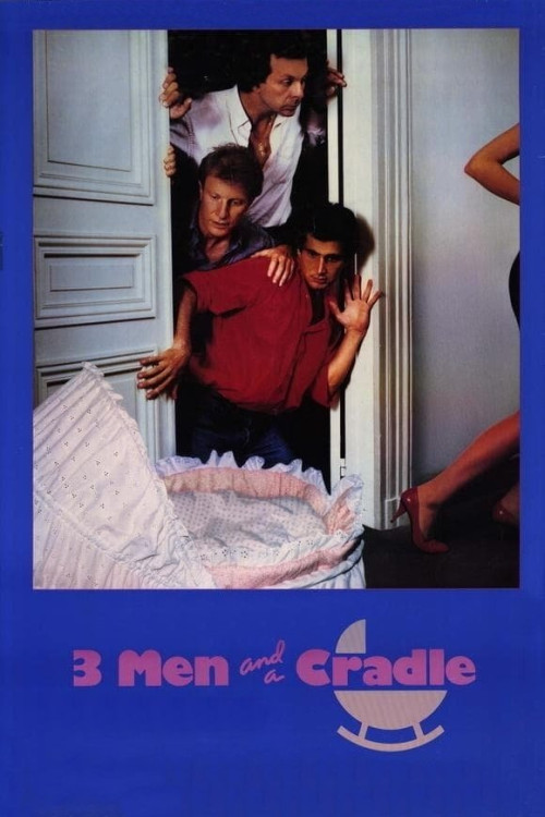 3 hommes et un couffin (1985) poster