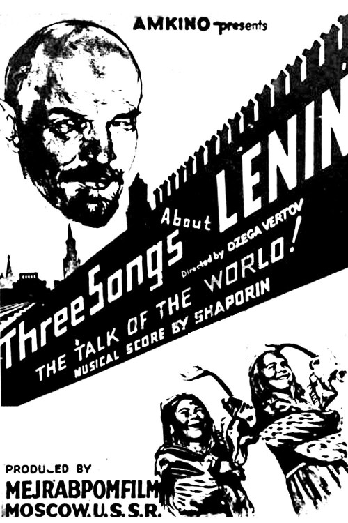 Tri pesni o Lenine (1934) poster
