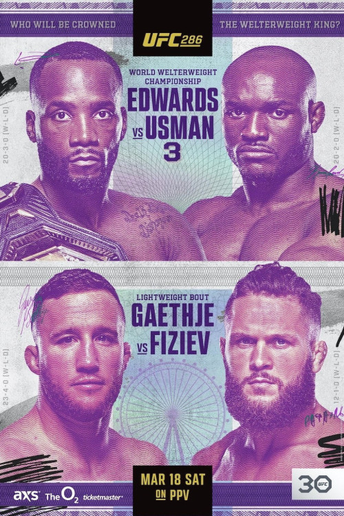 UFC 286 (2023) poster